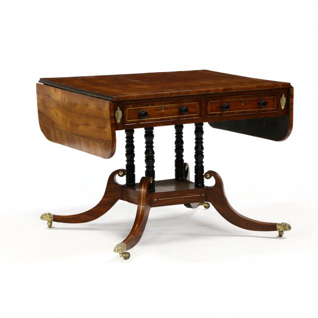 REGENCY INLAID KINGWOOD SOFA TABLE 349706