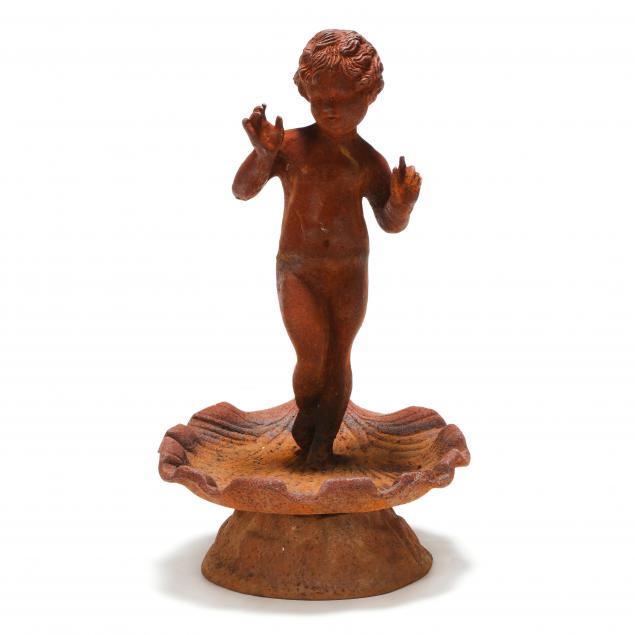 CLASSICAL STYLE CAST IRON FIGURAL