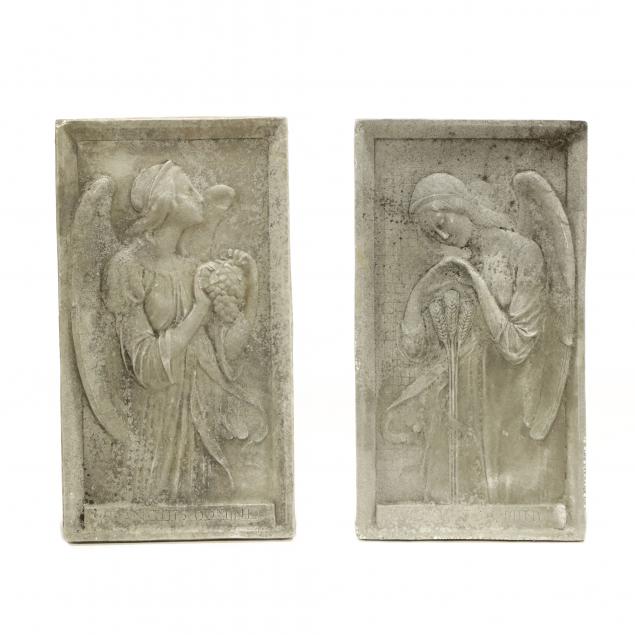 PAIR OF CAST STONE ECCLESIASTICAL 349767