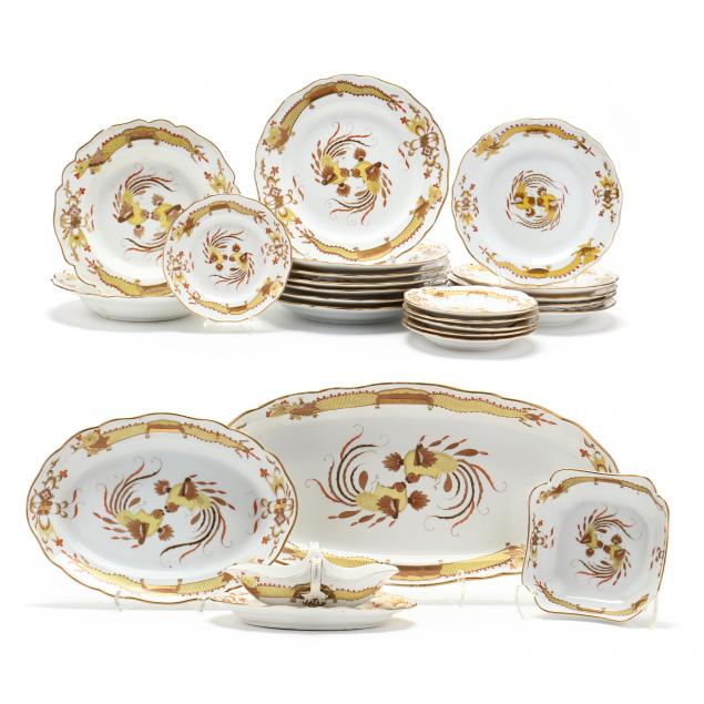 TWENTY FOUR PIECE MEISSEN YELLOW 3497c6