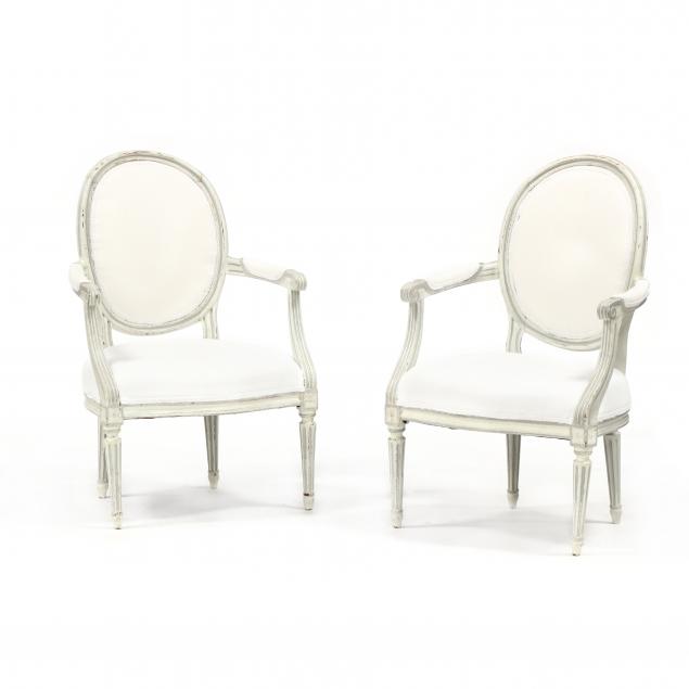 ANTIQUE PAIR OF LOUIS XVI STYLE 3497e2