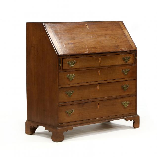 SOUTHERN CHIPPENDALE WALNUT INLAID 34981c