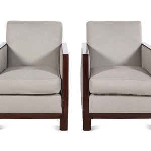 A Pair of Atelier Lounge Chairs 349834