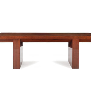 A Mahogany Veneer Console Table