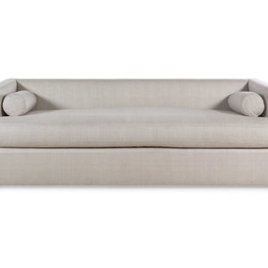 A Modernist Upholstered Sofa American  34983a