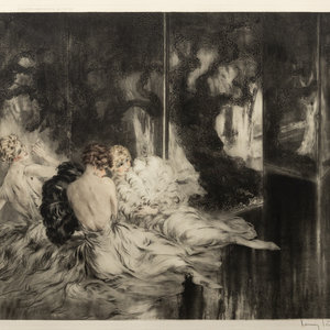 Louis Icart French 1888 1950 Paravent  3498bd