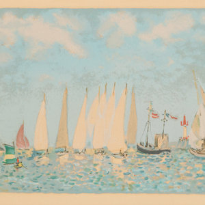 Andre Hambourg French 1909 1999 Boats 3498c7