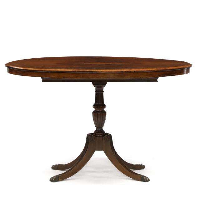 OVAL INLAID BREAKFAST TABLE Comprised 349917
