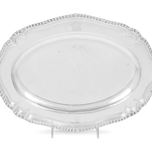 A George II Silver Meat Platter Thomas 349944