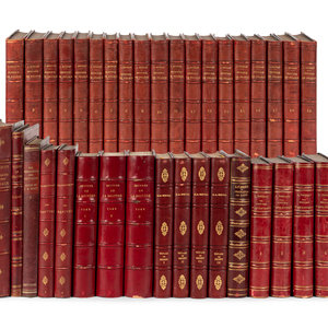 [FINE BINDINGS]. A group of 37 volumes
