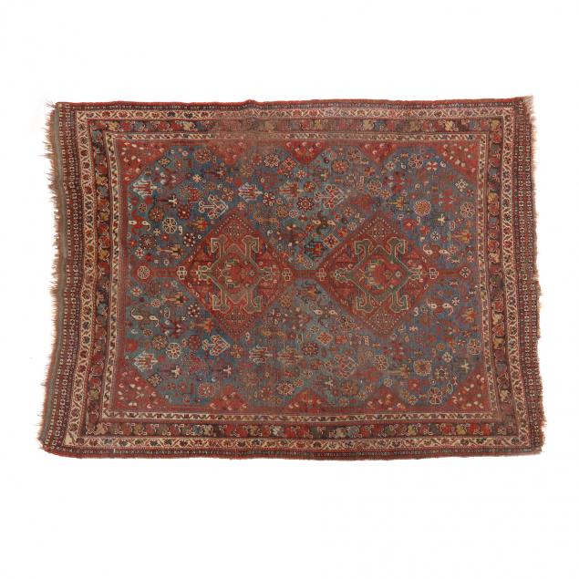 QASHQAI AREA RUG Blue field with
