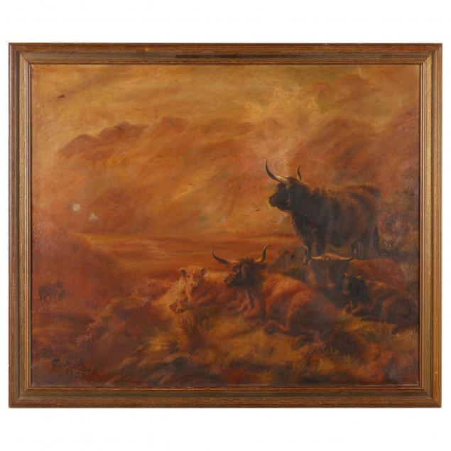 AN ANTIQUE PASTORAL SCENE WITH 349a1b