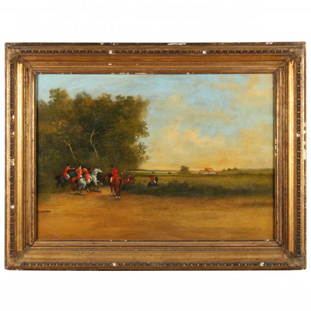 AN ANTIQUE ENGLISH SCHOOL PAINTING 349a29