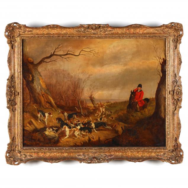 LATE 19TH CENTURY ENGLISH FOX HUNTING 349a2b