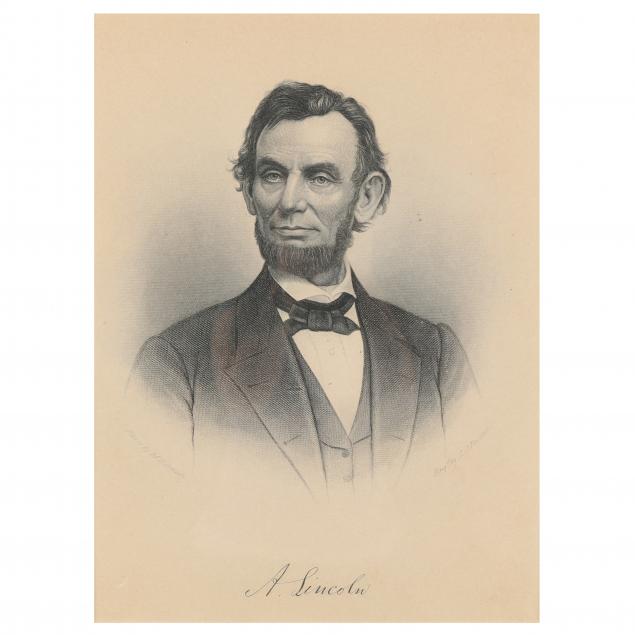 ANTIQUE PORTRAIT ENGRAVING OF ABRAHAM