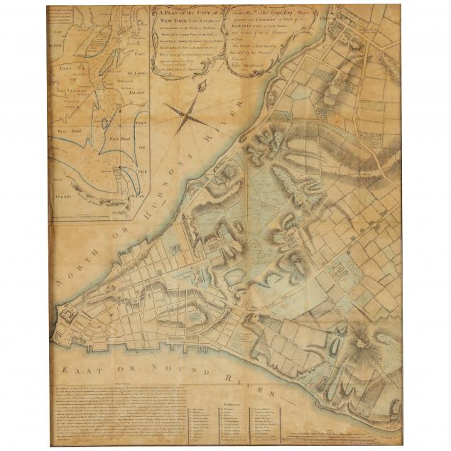 1850S RE-CREATION OF 18TH CENTURY MAP