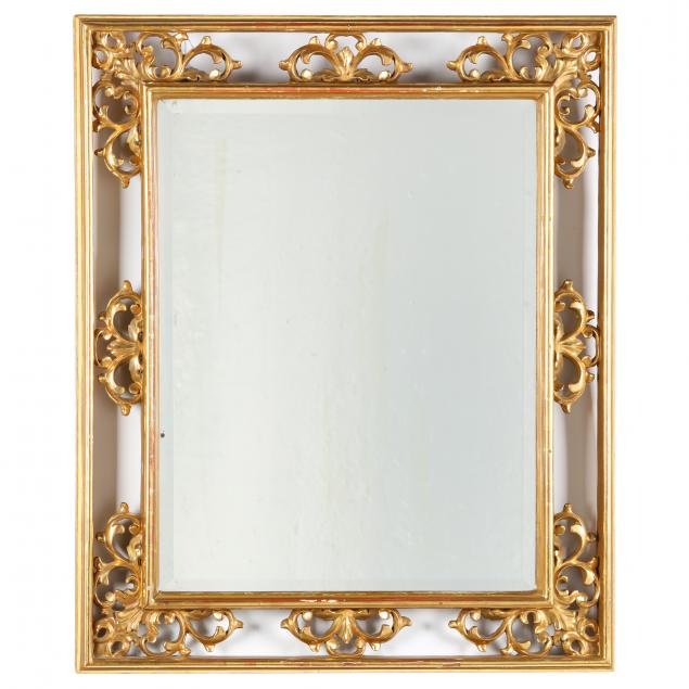 ORNATE RECTANGULAR GILT MIRROR 349a61