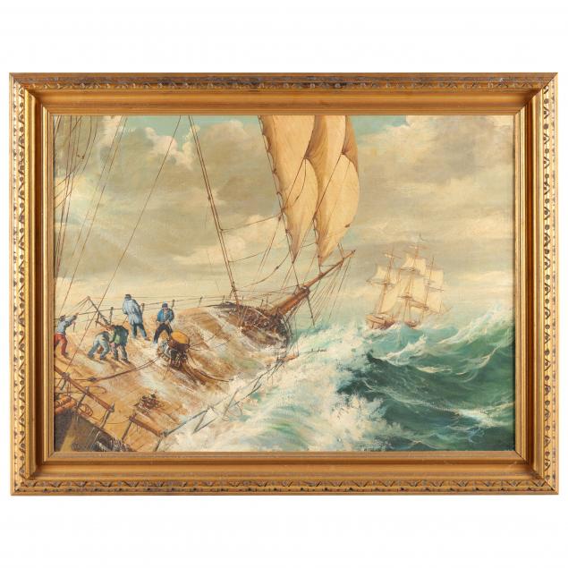 AMERICAN MARITIME PAINTING Unsigned,