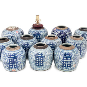 11 Chinese Blue and White Porcelain