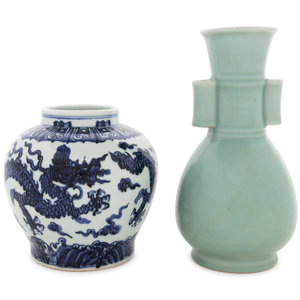 Two Chinese Porcelain Vessels
the