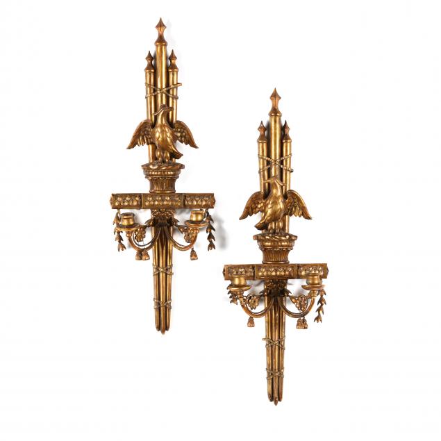 PAIR OF CONTINENTAL GILT WOODEN 349bd8