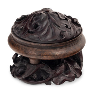 A Chinese Bronze Incense Burner
the