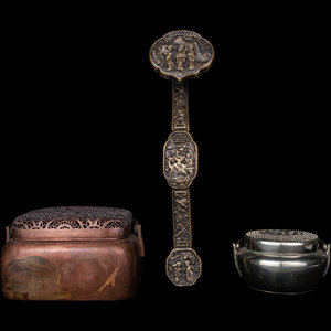 Three Chinese Metal Scholar's Objects
Late