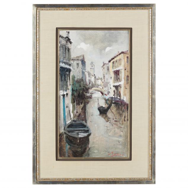 VINTAGE PAINTING OF A VENETIAN 349c03