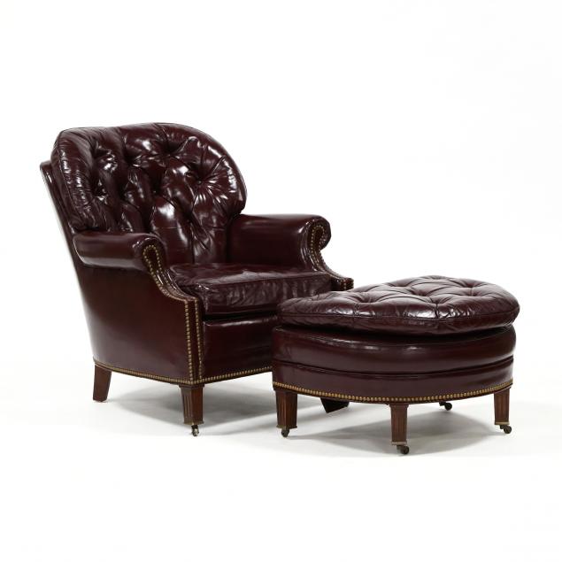 HANCOCK MOORE LEATHER CLUB CHAIR 349c16