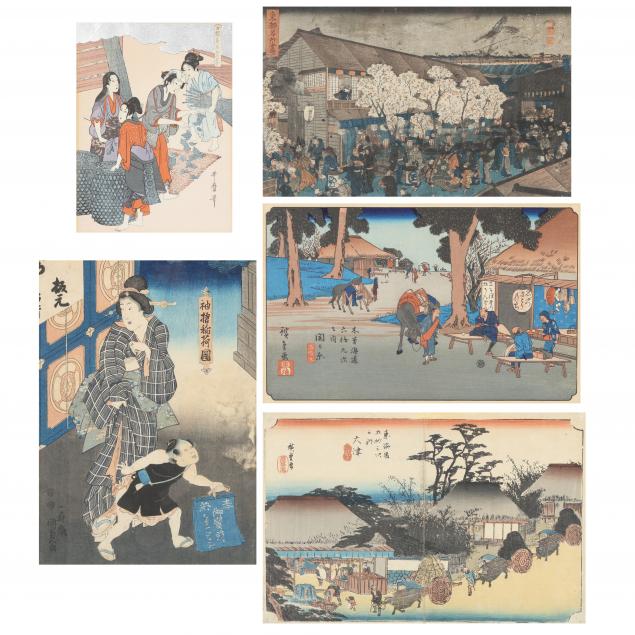 A GROUP OF JAPANESE WOODBLOCK PRINTS 349c6c