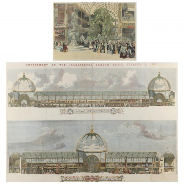 TWO ANTIQUE WORLD'S FAIR / CRYSTAL
