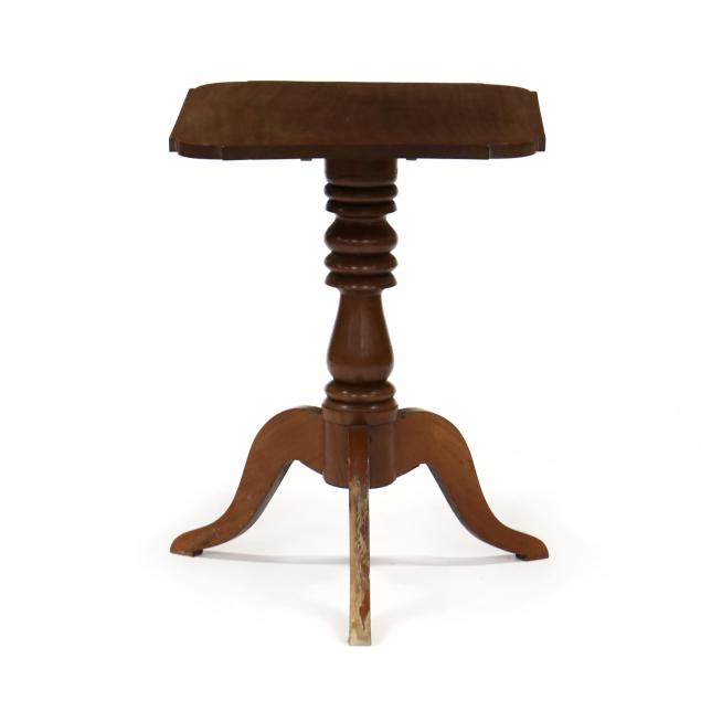 LATE FEDERAL MAHOGANY CANDLESTAND 349d34