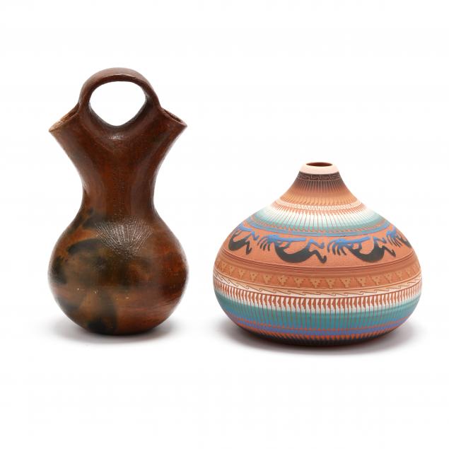 TWO PIECES OF SOUTHWESTERN POTTERY