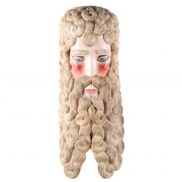 LARGE BLONDE BEARDED MEXICAN DANCE MASK