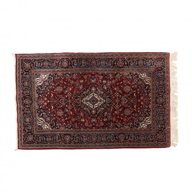 KASHAN AREA RUG Center pole medallion