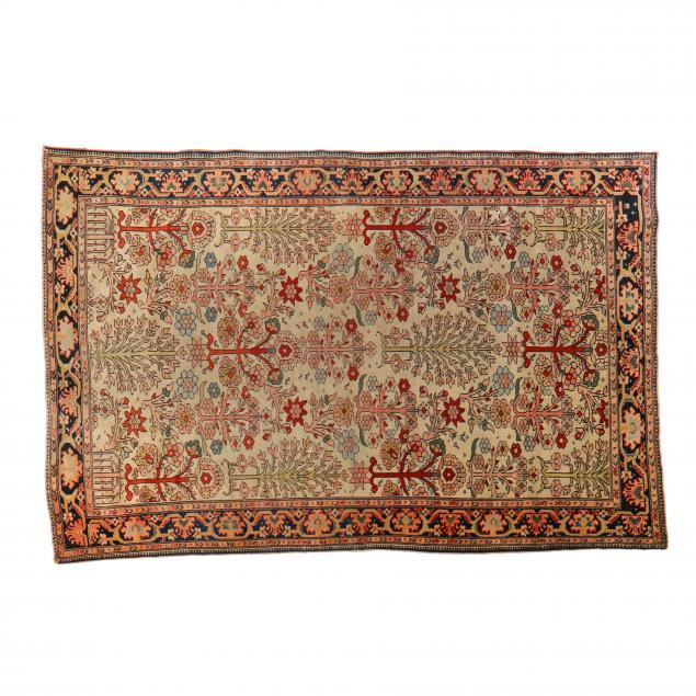 MALAYER AREA RUG Ivory field with