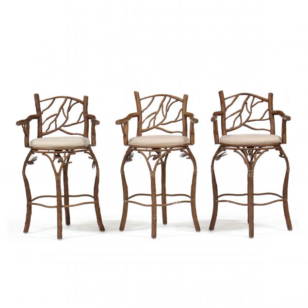 KALCO, SET OF THREE ADIRONDACK