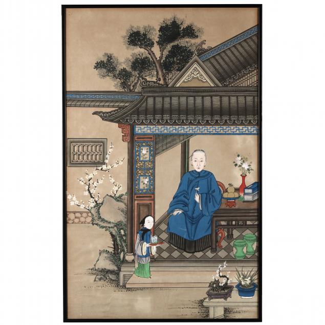 A CHINESE QING DYNASTY PORTRAIT 349eac