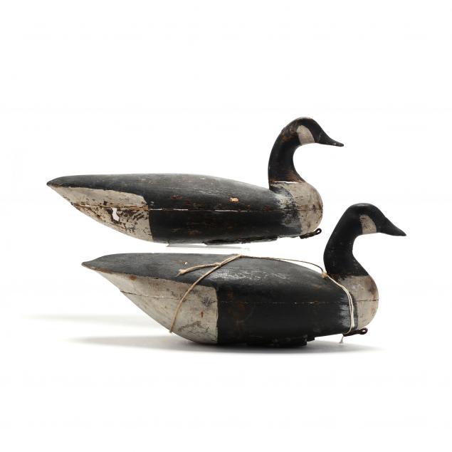 TWO ANTIQUE NEW JERSEY CANADA GOOSE