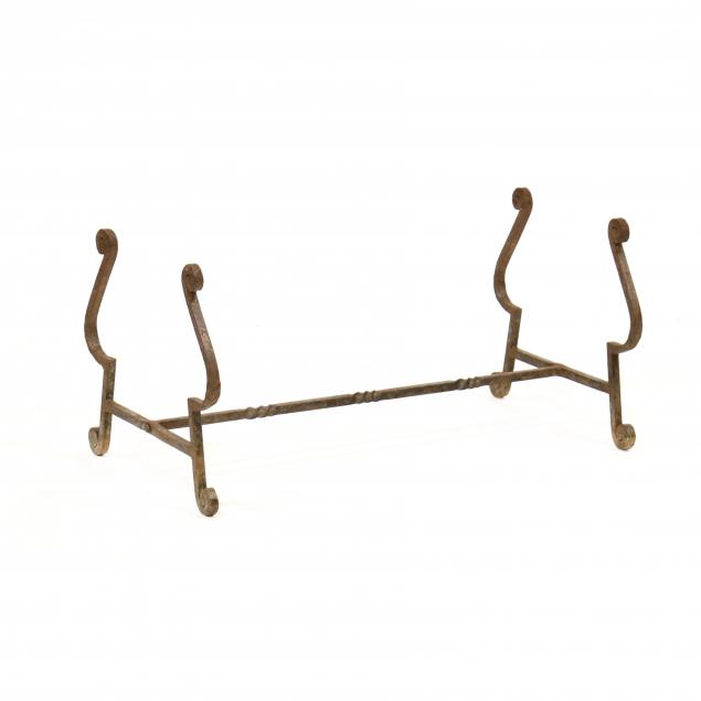 VINTAGE WROUGHT IRON COFFEE TABLE 34a011