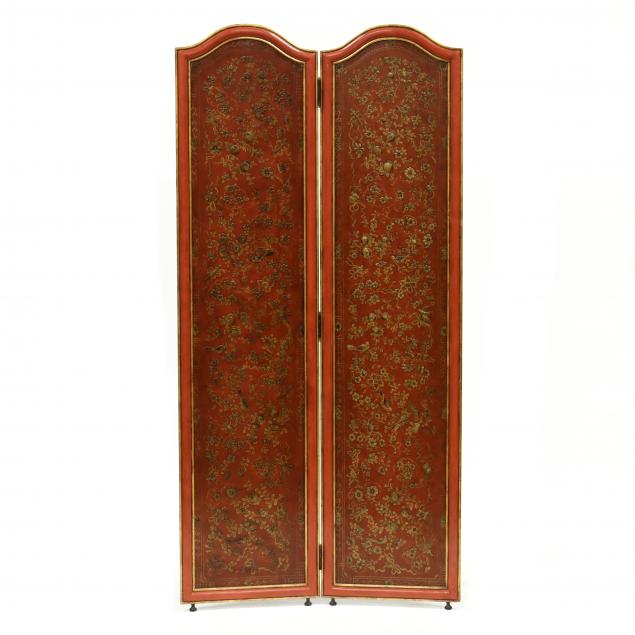 DECORATIVE TWO PANEL LACQUERED