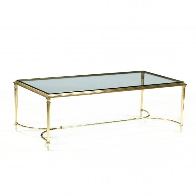 ATT MAISON JANSEN BRASS AND GLASS 34a06f