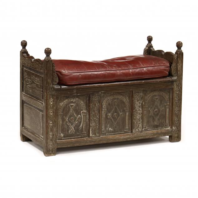 JACOBEAN STYLE CARVED OAK DIMINUTIVE