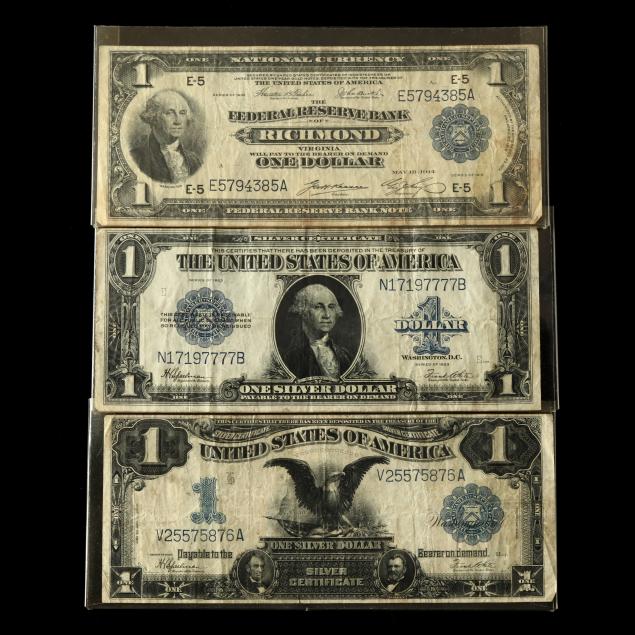 THREE DIFFERENT LARGE SIZE 1 NOTES 34a0ca