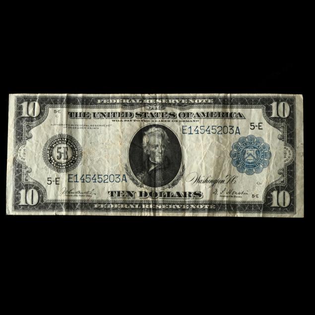  10 FEDERAL RESERVE NOTE SERIES 34a0cc