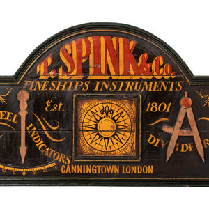 An English Painted Trade Sign
Early