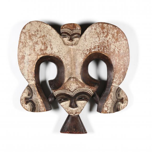GABON KWELE MASK WITH FOUR FACES 34a14c