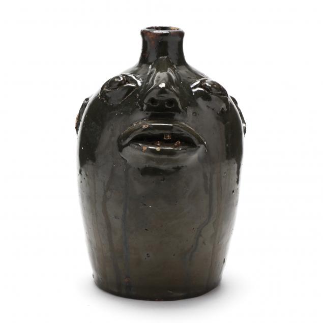 DAVIS BROWN (NC), FOLK POTTERY FACE