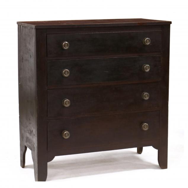 SOUTHERN LATE FEDERAL WALNUT CHEST 34a1c0