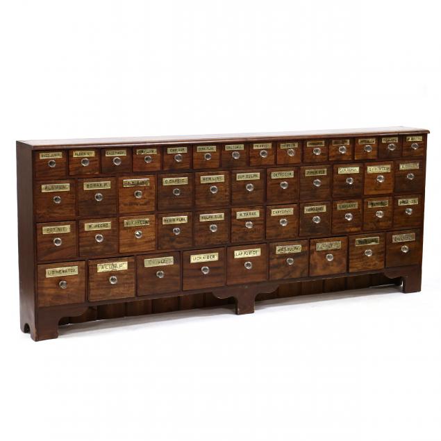 MULTI DRAWER MAHOGANY LARGE APOTHECARY 34a1e8